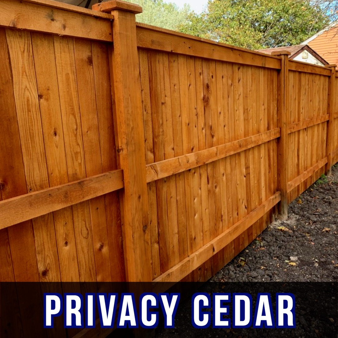 Privacy Cedar Fence