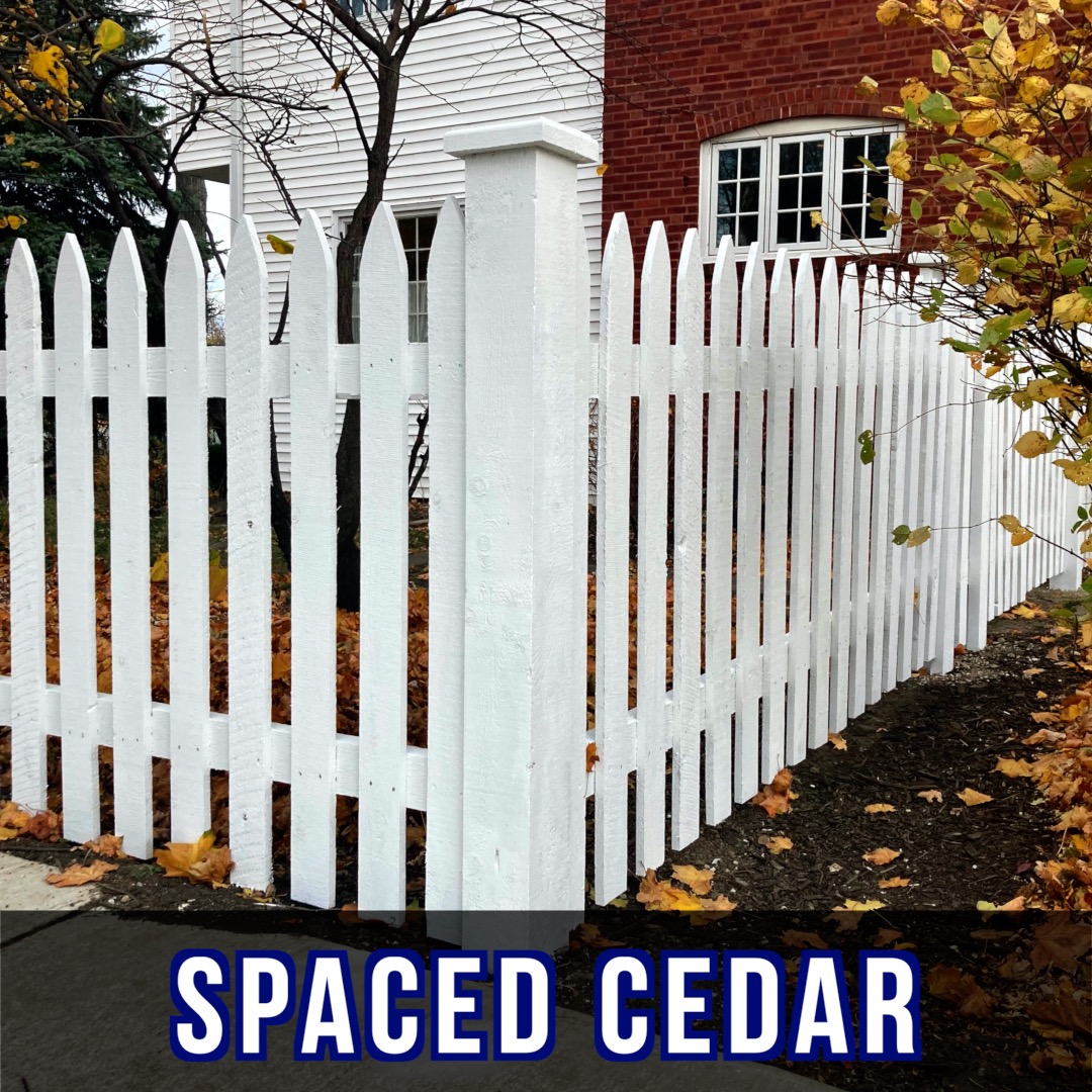 Spaced Cedar Fence