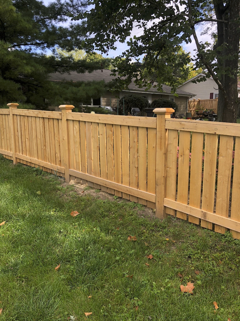 Spaced Cedar Fence Images -2