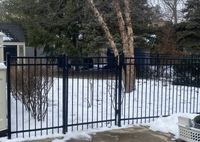 steel fence in the winter - why you should replace your old fence