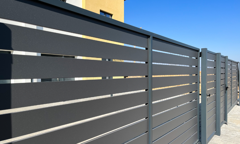 steel fence design